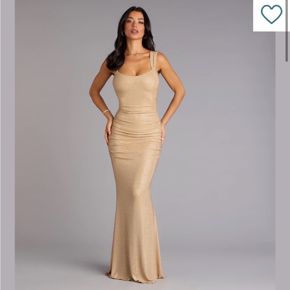 kaylie rhinestone mermaid dress windsor